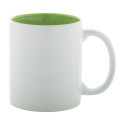 Revery lime green white mug 