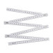 Mansard white  folding ruler 