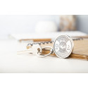 Eternity silver  calendar keyring 