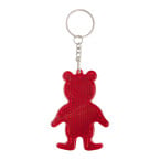 Safebear red  prism keyring 