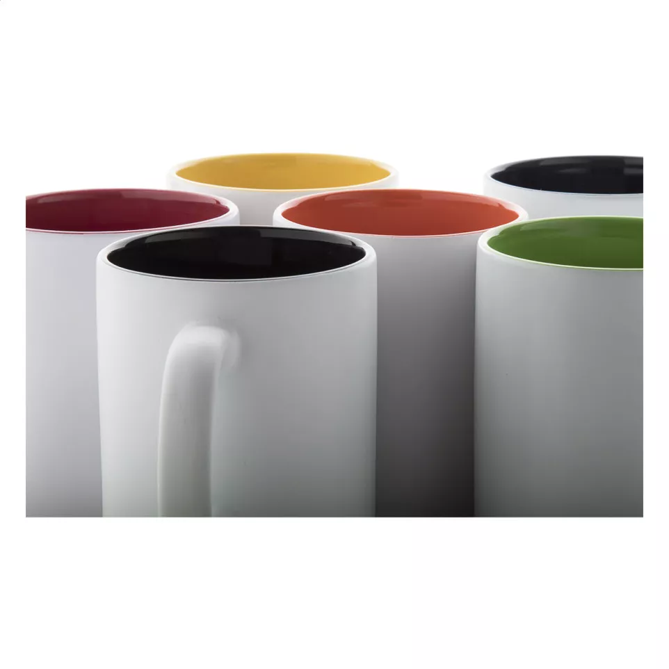 Revery orange white mug 