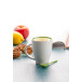 Spoon green white mug 