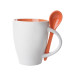 Spoon orange blanc mug 