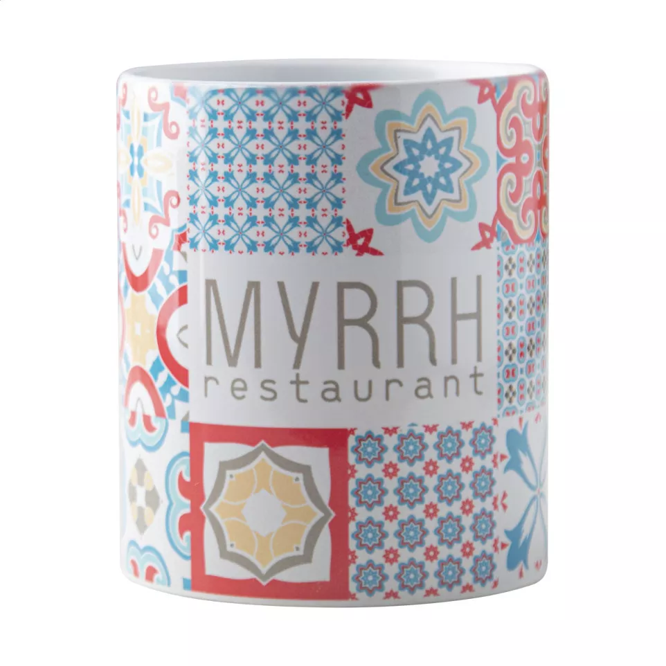 MultiColour wit  sublimatie mok 