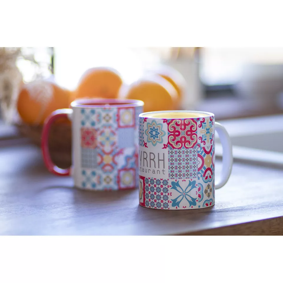 MultiColour white  sublimation mug 