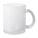 Forsa white  glass mug 