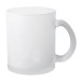 Forsa white  glass mug 