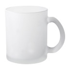 Forsa white  glass mug 