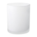 Forsa white  glass mug 
