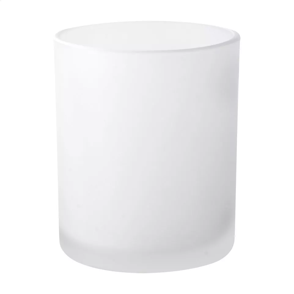 Forsa white  glass mug 