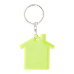 Abrax safety yellow  keyring 