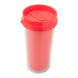 Poster rouge  mug thermos 
