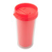 Poster rouge  mug thermos 