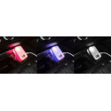 Waze blue white USB car charger 