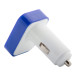 Waze blue white USB car charger 