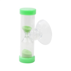 Sandy vert transparent sablier 