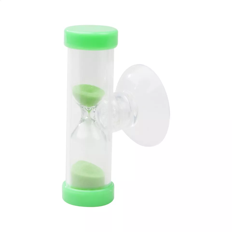 Sandy vert transparent sablier 