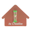 Sandy green transparent sand timer 