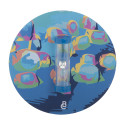 Sandy bleu transparent sablier 