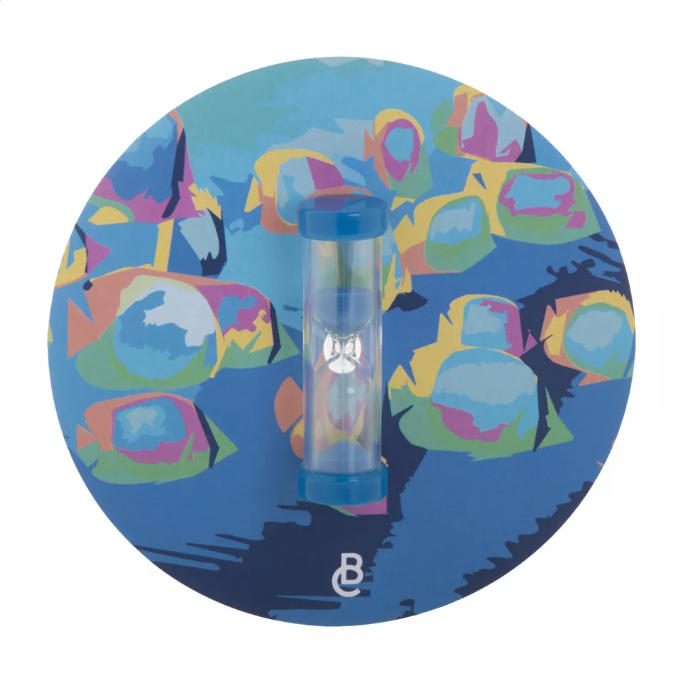 Sandy bleu transparent sablier 