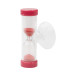 Sandy rouge transparent sablier 