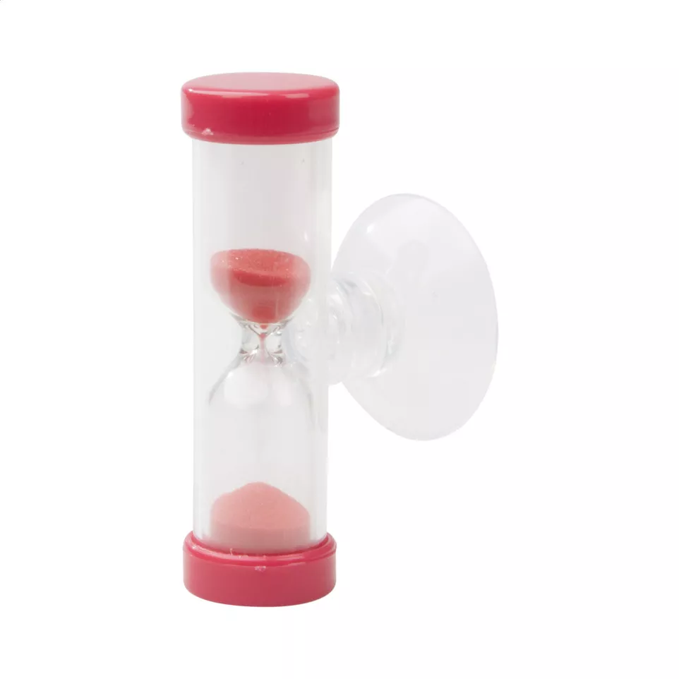 Sandy rouge transparent sablier 