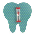 Sandy red transparent sand timer 