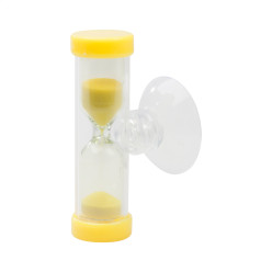 Sandy jaune transparent sablier 