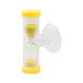 Sandy jaune transparent sablier 