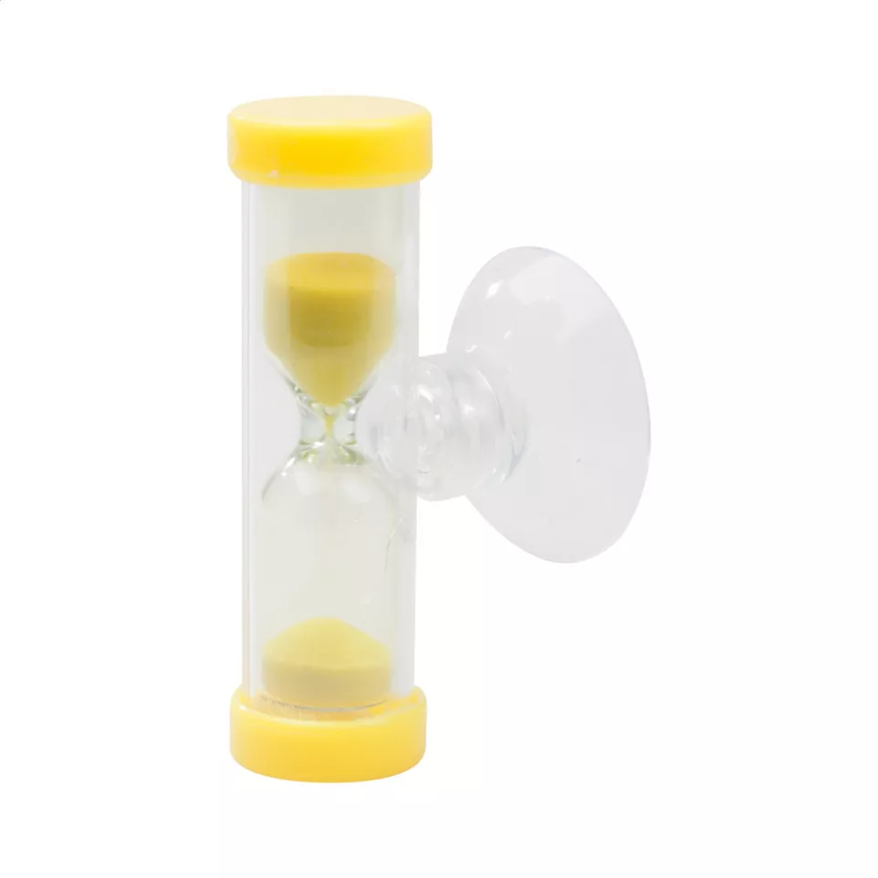 Sandy jaune transparent sablier 