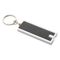 Industrial zwart  led lamp sleutelhanger 