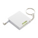 Level wit  rolbandmaat sleutelhanger 