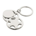 Dromo silver  keyring 
