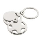 Dromo zilver  sleutelhanger 
