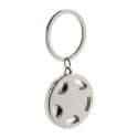 Dromo zilver  sleutelhanger 