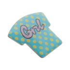 Trick silver  metal badge 