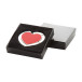 Amor rood zilver tashanger 