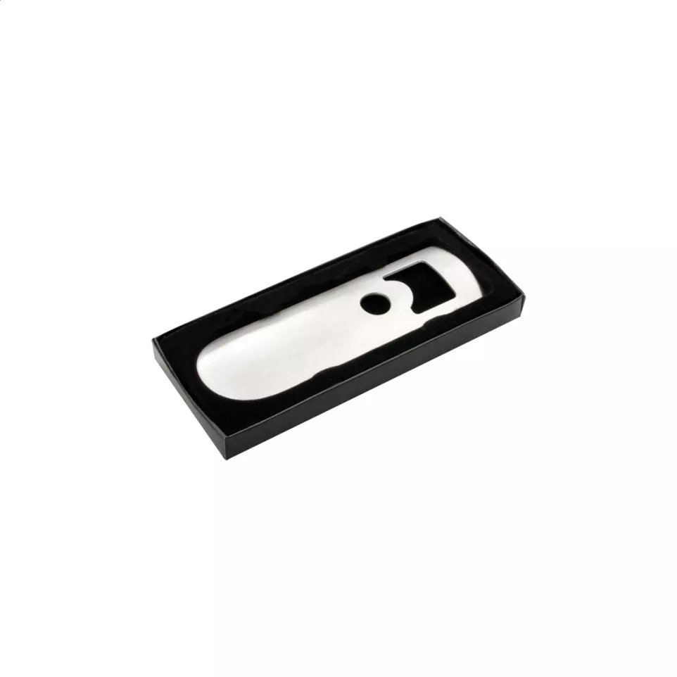 Faro silver  bottle opener 