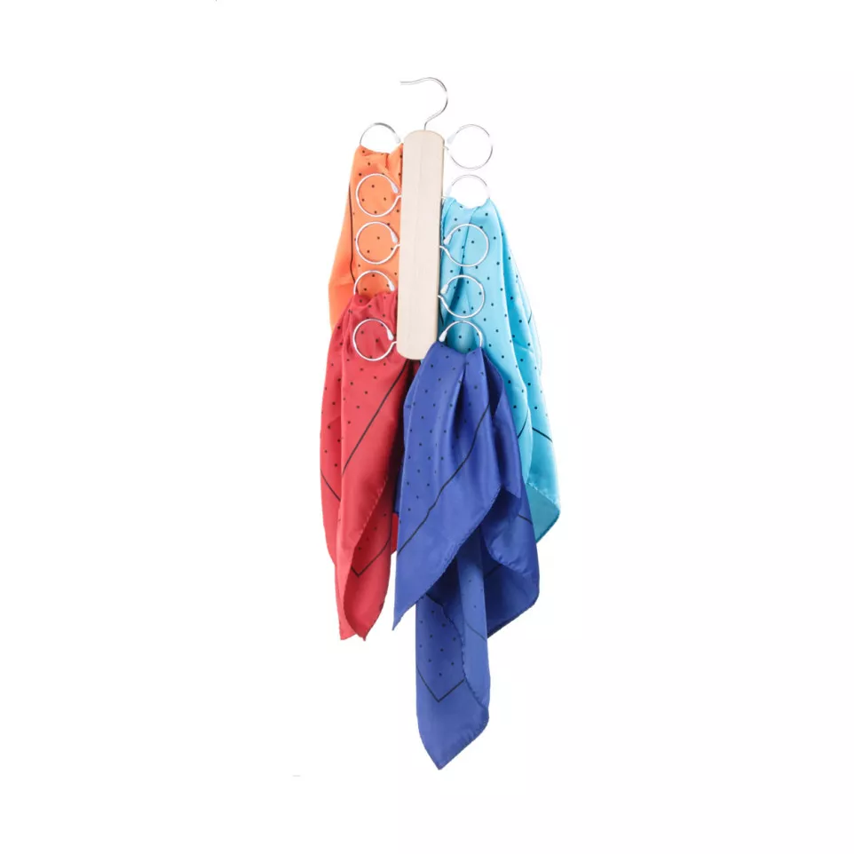 Smalto naturelle argenté porte foulard 