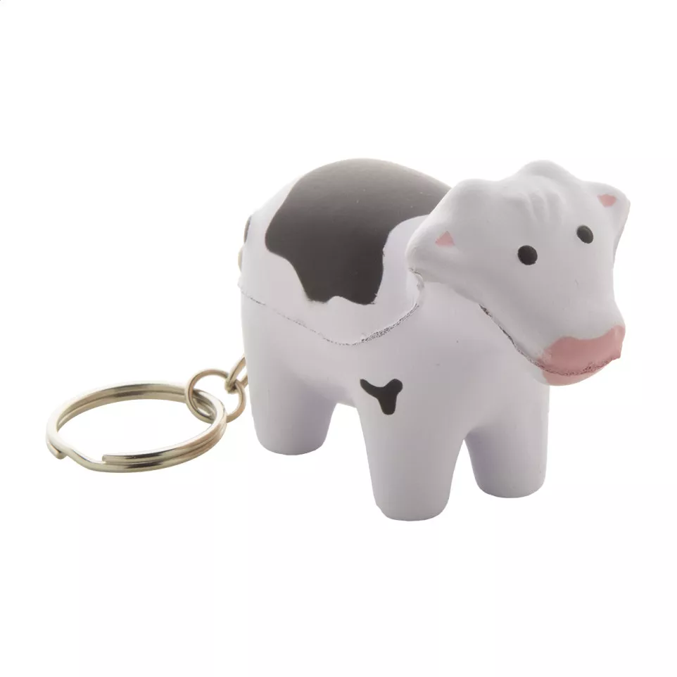 Milky blanc noir porte-clés antistress 