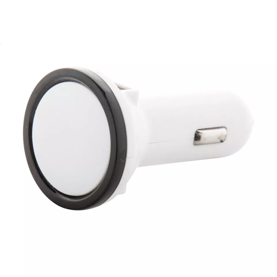 BiPower wit  auto USB lader 