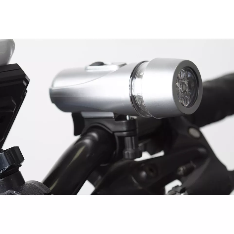 Wiggins zwart  fietslampen set 