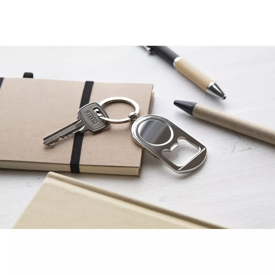 Bubbles silver  bottle opener 