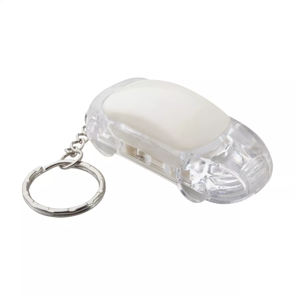 Skyway white  keyring 