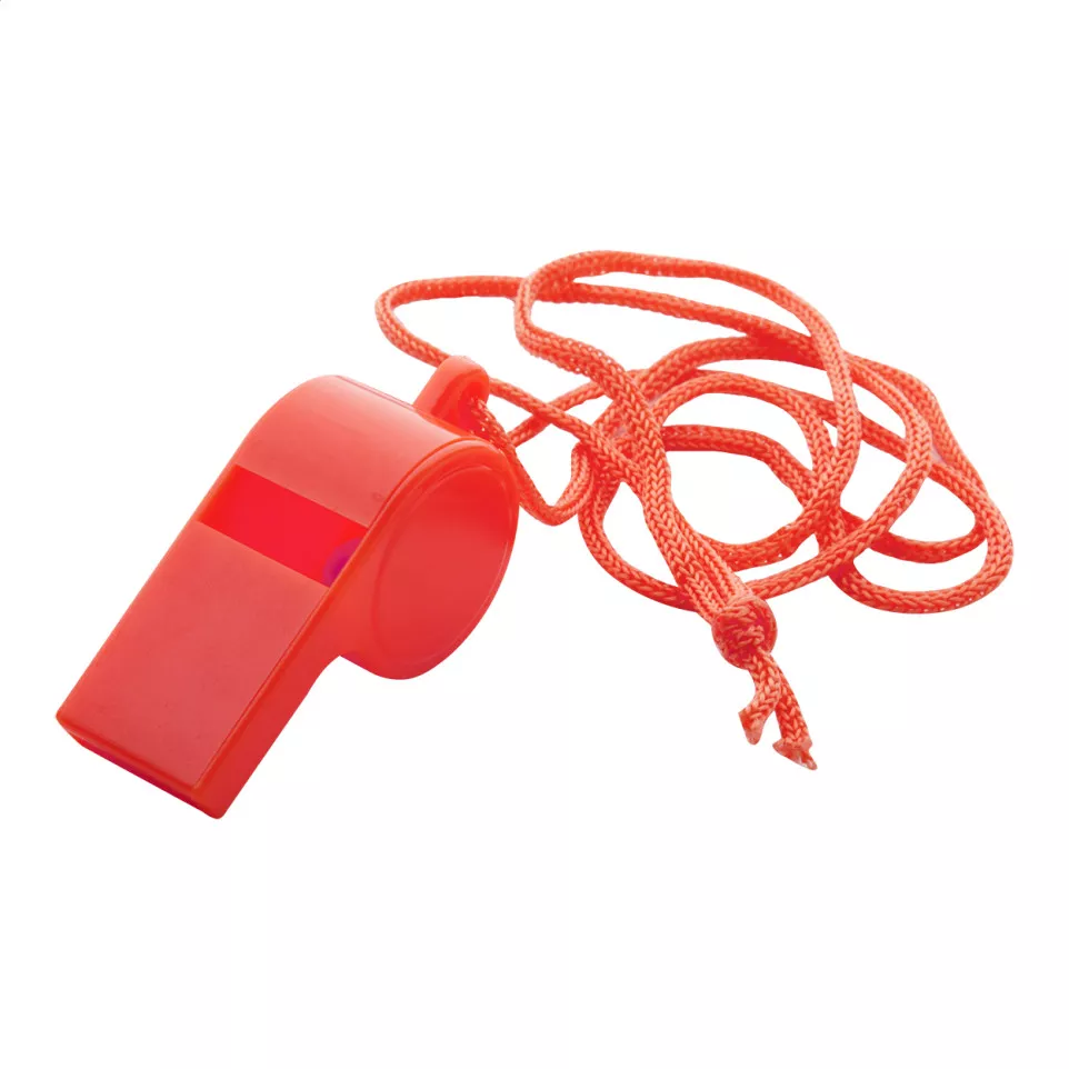 Claxo red  whistle 