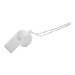 Claxo blanc  sifflet 