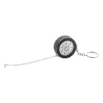 Wheel black  keyring with...