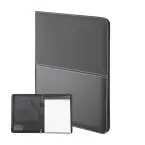 Duotone Zip black  A4 zipped document folder 