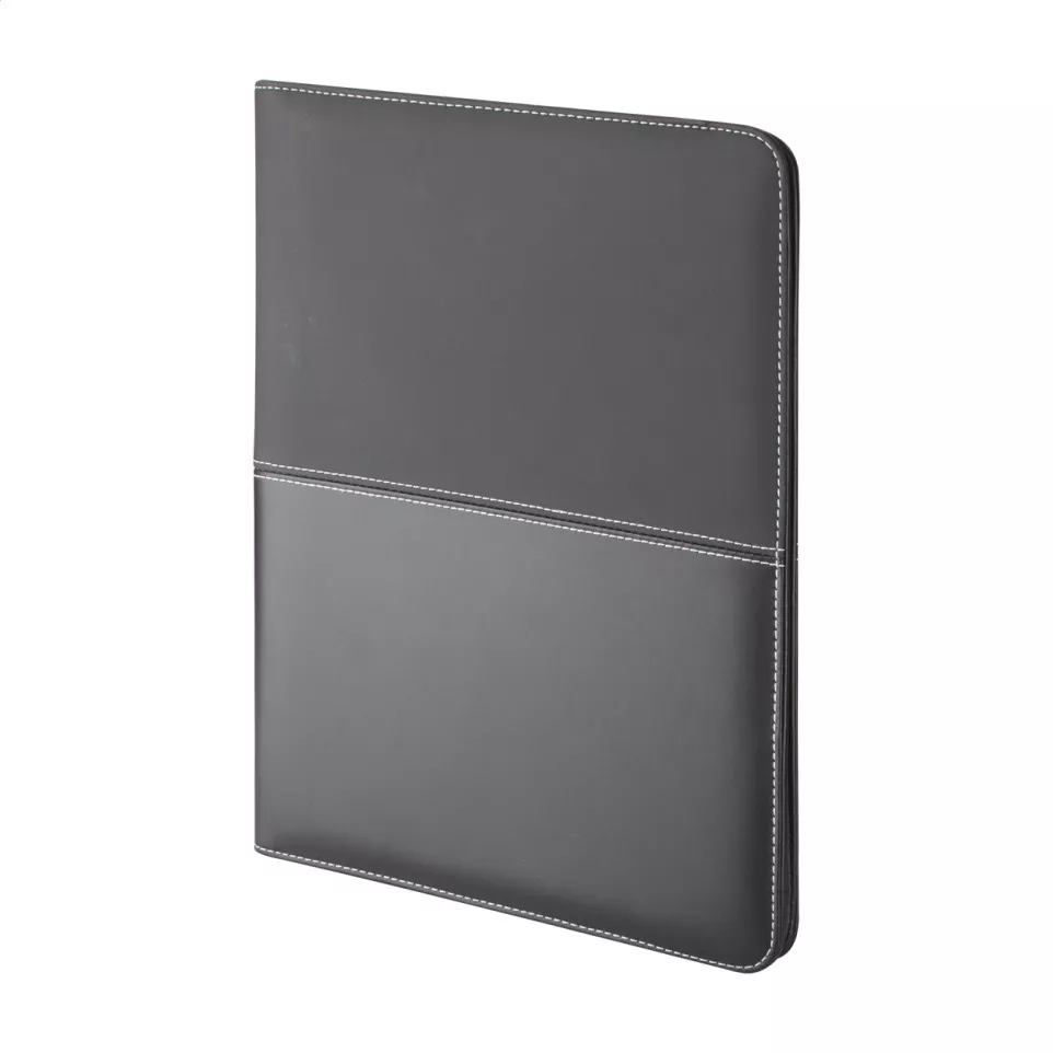Duotone Zip black  A4 zipped document...