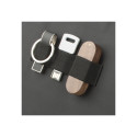 Duotone Zip black  A4 zipped document folder 